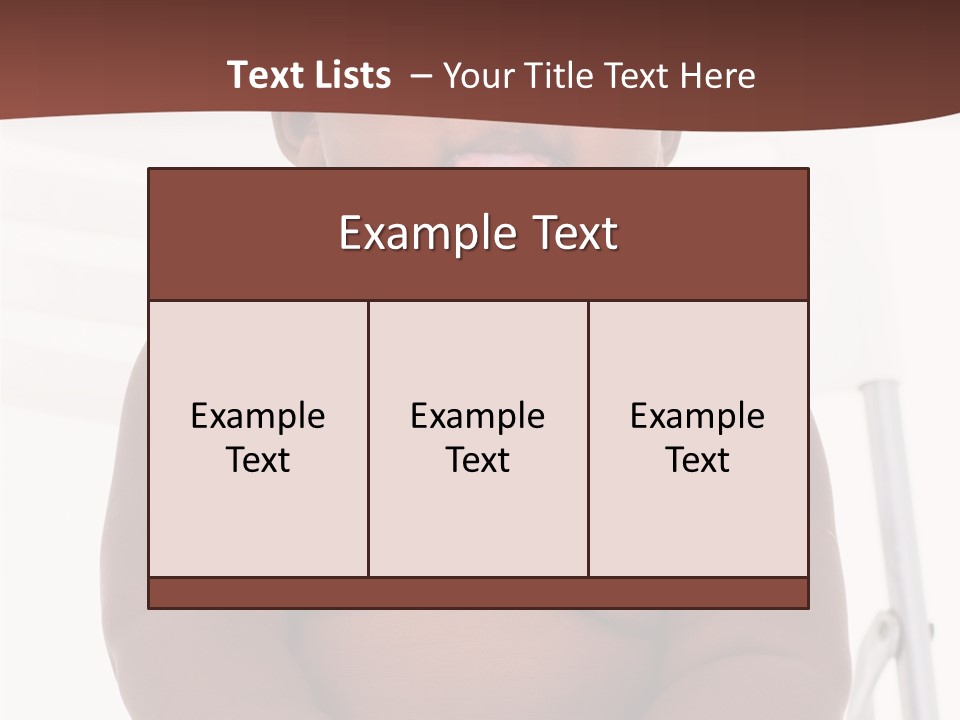 Afro American Beautiful Kid PowerPoint Template