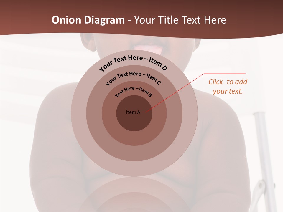 Afro American Beautiful Kid PowerPoint Template