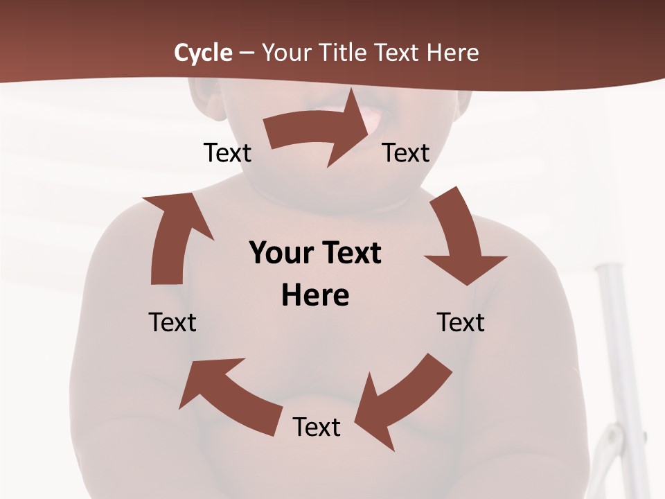 Afro American Beautiful Kid PowerPoint Template