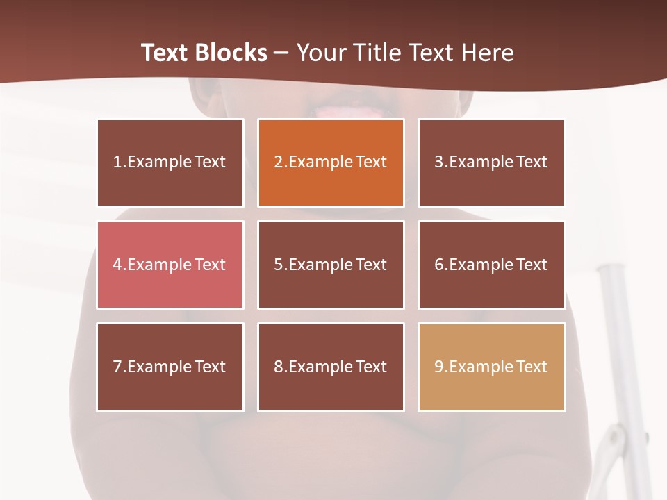 Afro American Beautiful Kid PowerPoint Template