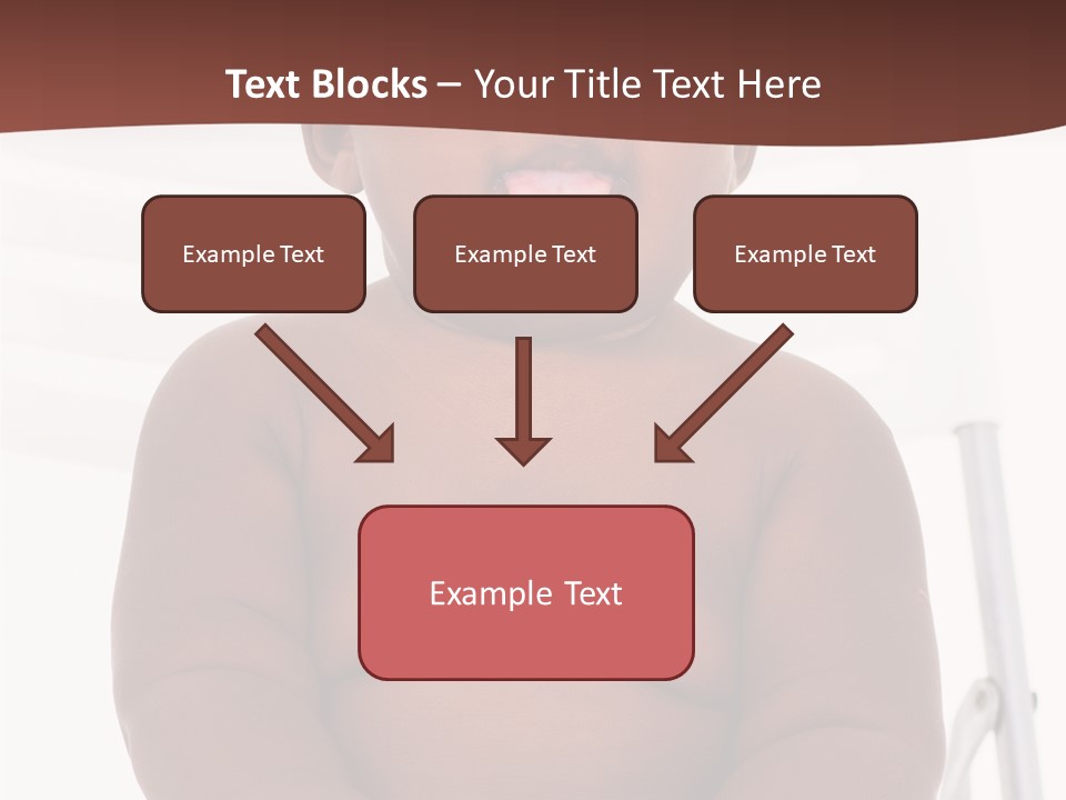 Afro American Beautiful Kid PowerPoint Template