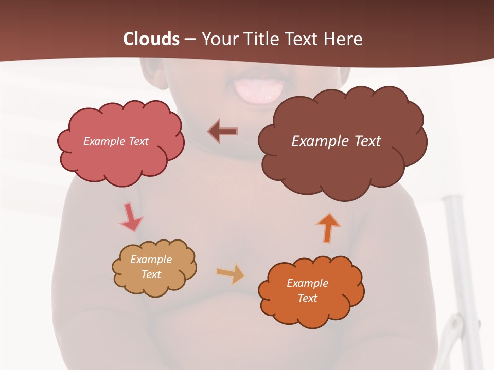 Afro American Beautiful Kid PowerPoint Template