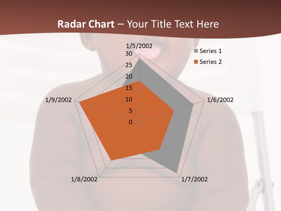 Afro American Beautiful Kid PowerPoint Template