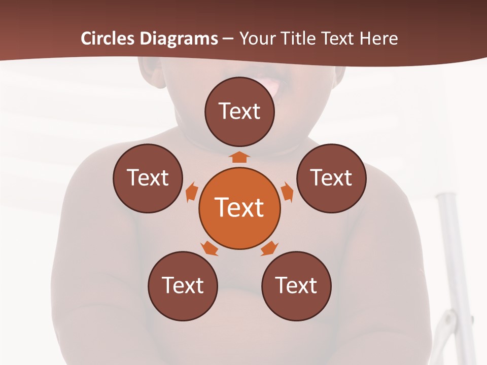 Afro American Beautiful Kid PowerPoint Template