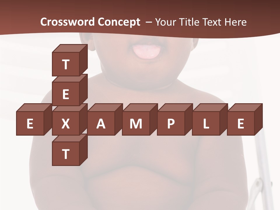 Afro American Beautiful Kid PowerPoint Template