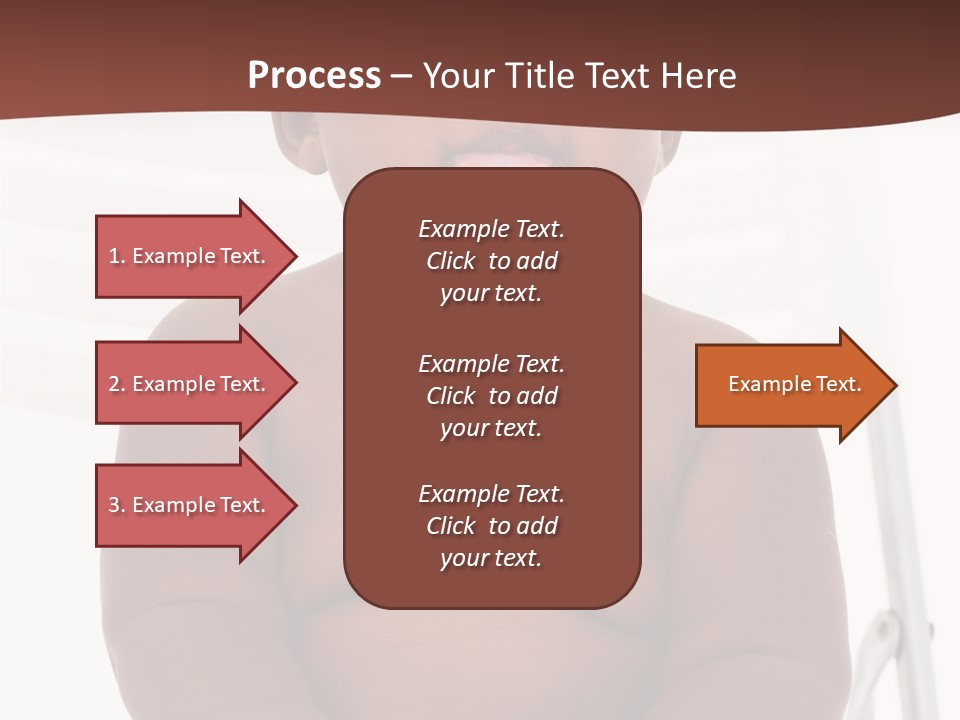 Afro American Beautiful Kid PowerPoint Template