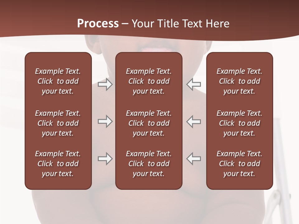 Afro American Beautiful Kid PowerPoint Template