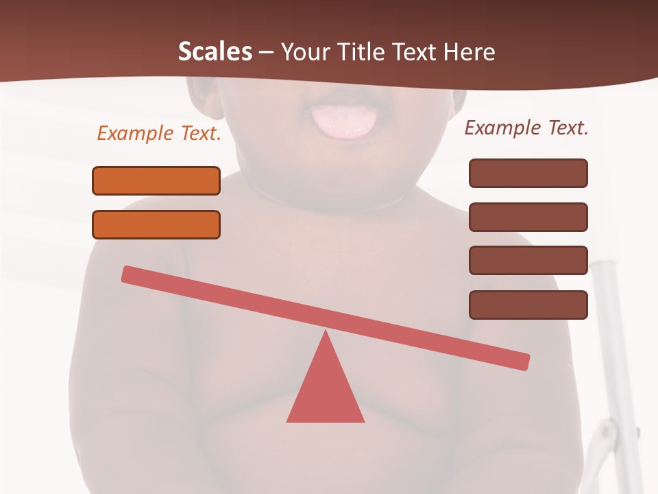 Afro American Beautiful Kid PowerPoint Template