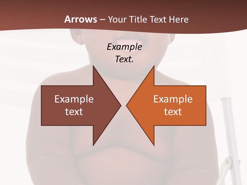 Afro American Beautiful Kid PowerPoint Template