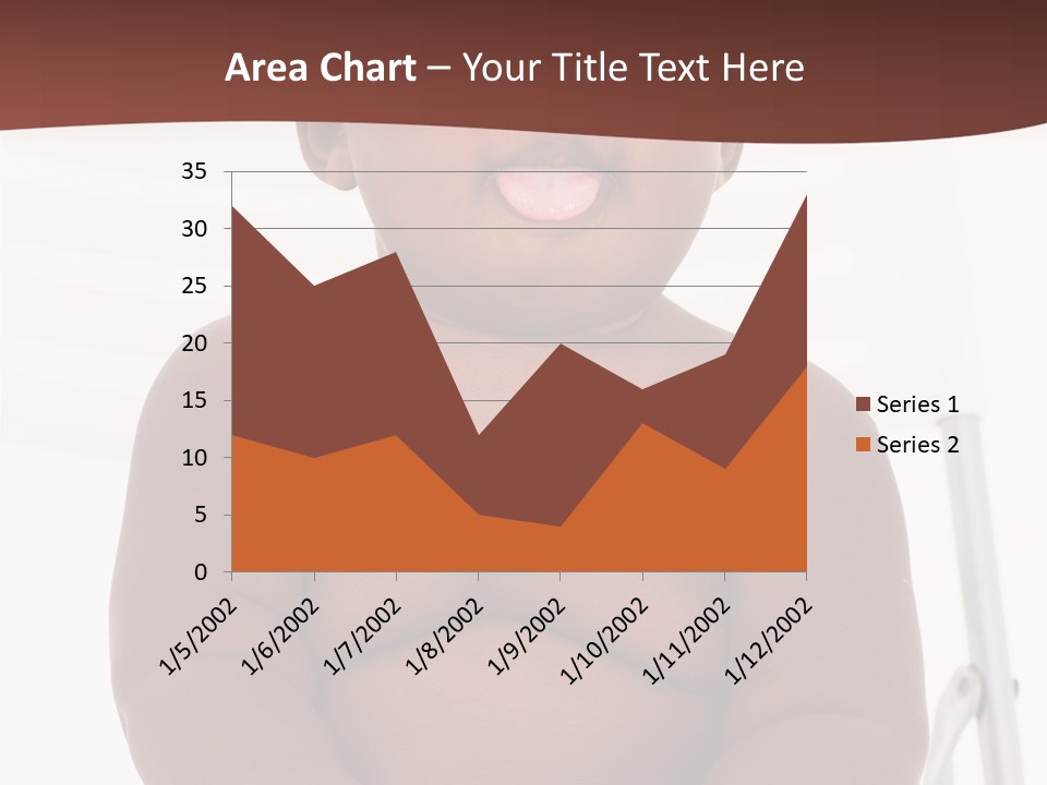 Afro American Beautiful Kid PowerPoint Template
