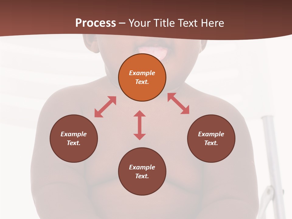 Afro American Beautiful Kid PowerPoint Template