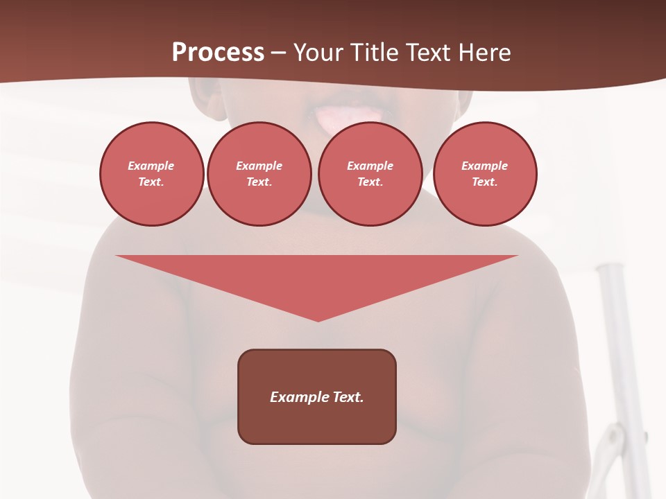 Afro American Beautiful Kid PowerPoint Template