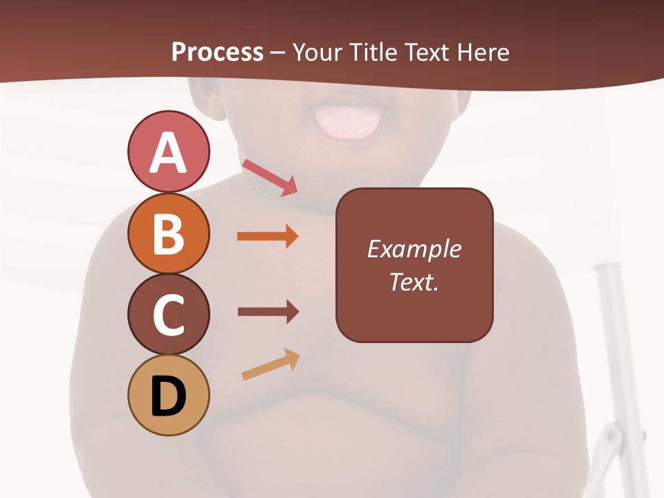 Afro American Beautiful Kid PowerPoint Template