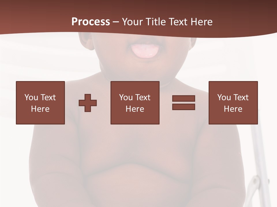 Afro American Beautiful Kid PowerPoint Template