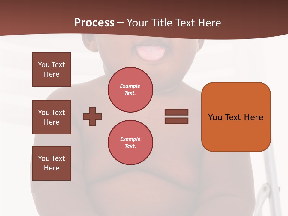 Afro American Beautiful Kid PowerPoint Template