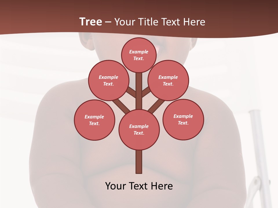 Afro American Beautiful Kid PowerPoint Template