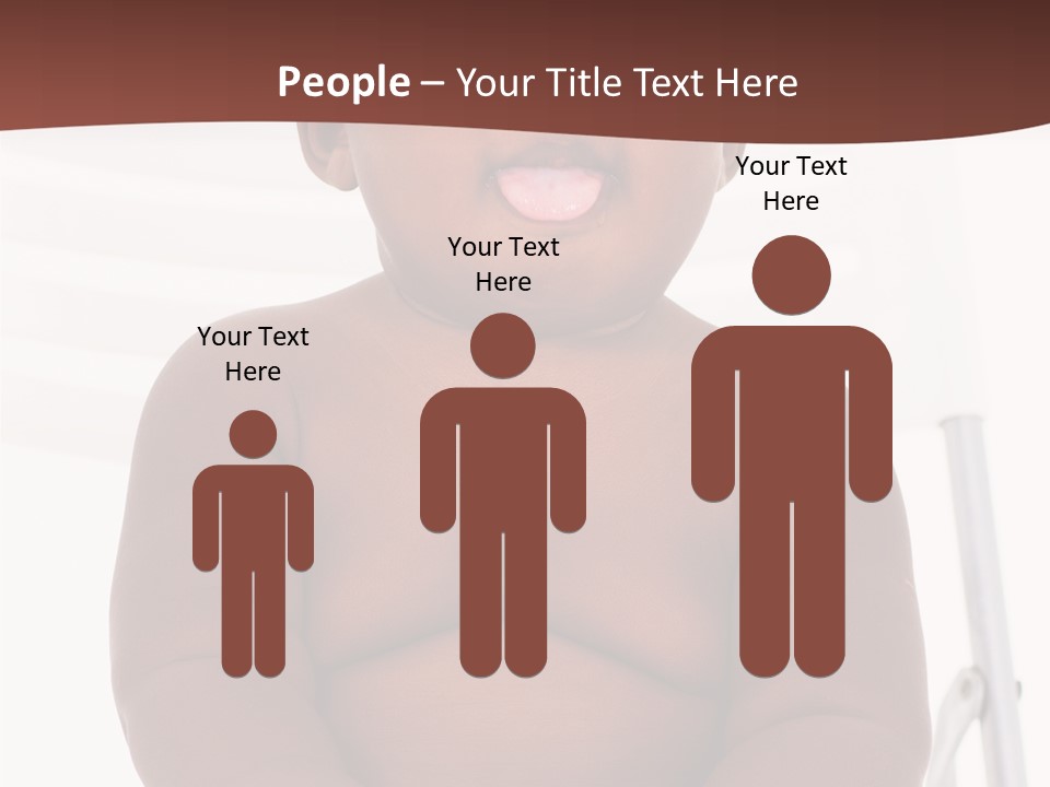 Afro American Beautiful Kid PowerPoint Template