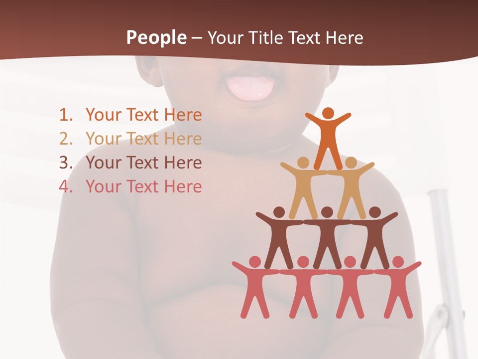 Afro American Beautiful Kid PowerPoint Template