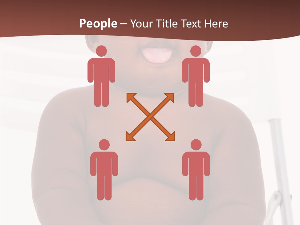 Afro American Beautiful Kid PowerPoint Template