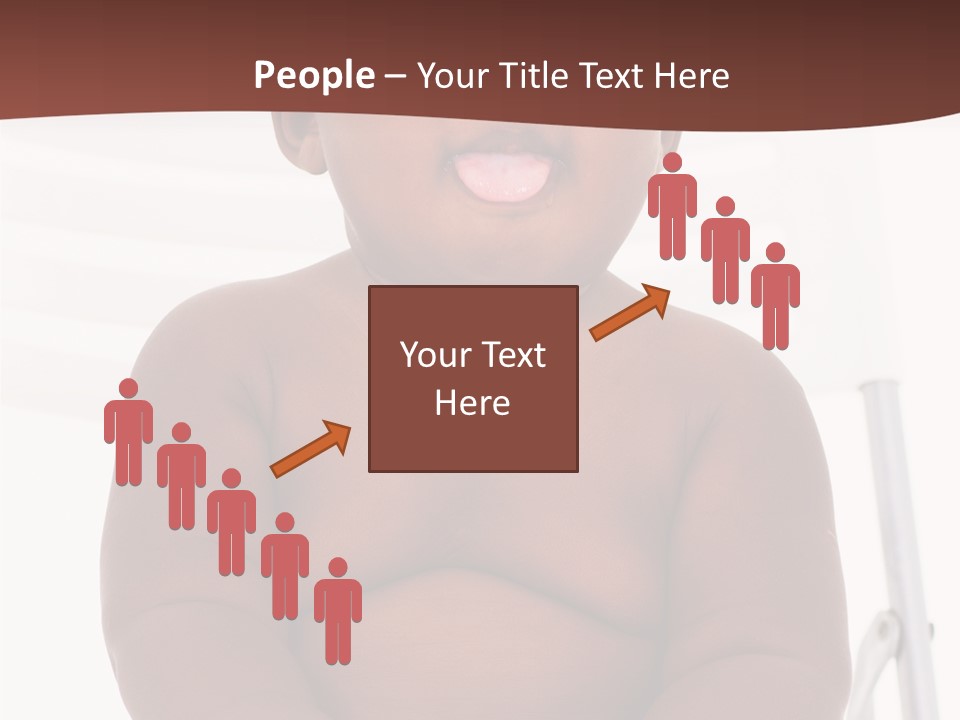 Afro American Beautiful Kid PowerPoint Template