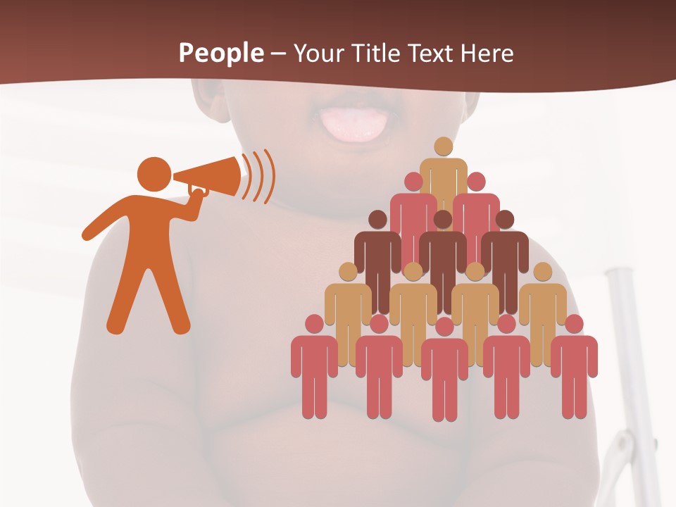 Afro American Beautiful Kid PowerPoint Template