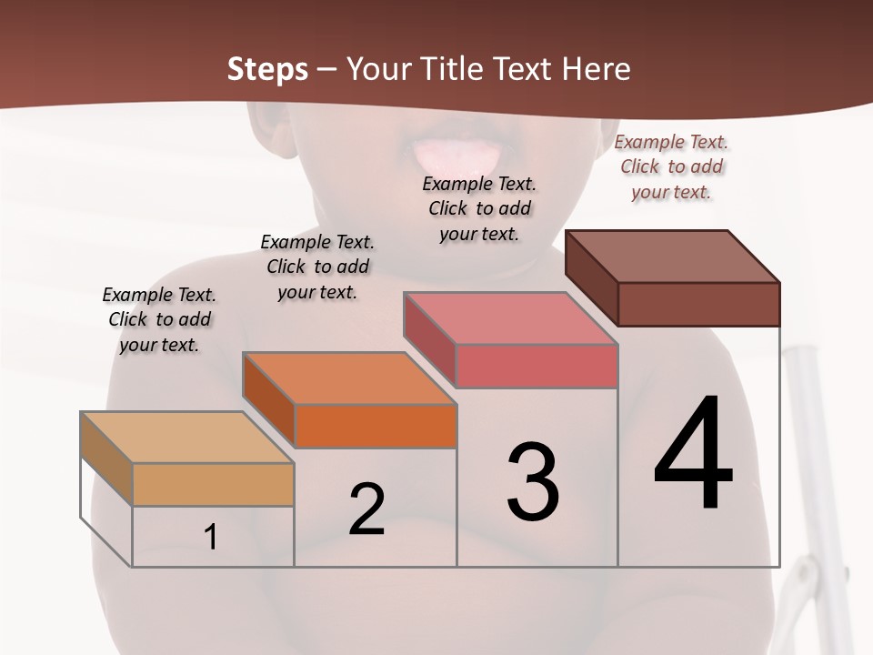 Afro American Beautiful Kid PowerPoint Template