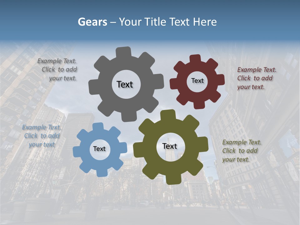 Empire State Outside Tourism PowerPoint Template