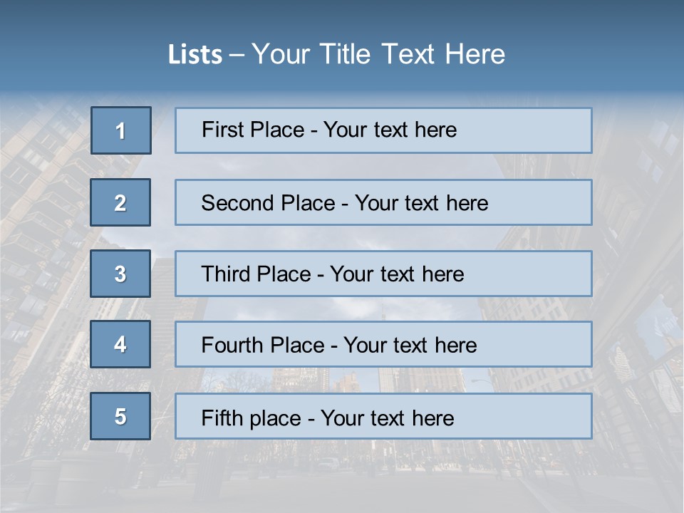 Empire State Outside Tourism PowerPoint Template