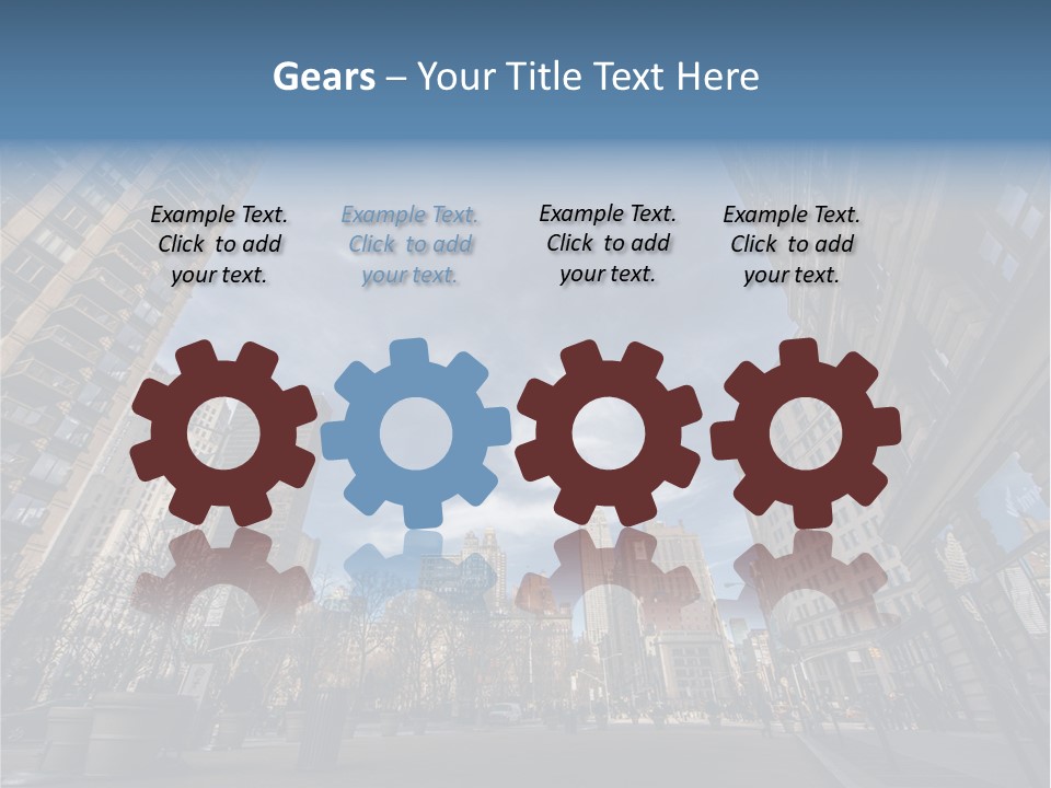 Empire State Outside Tourism PowerPoint Template