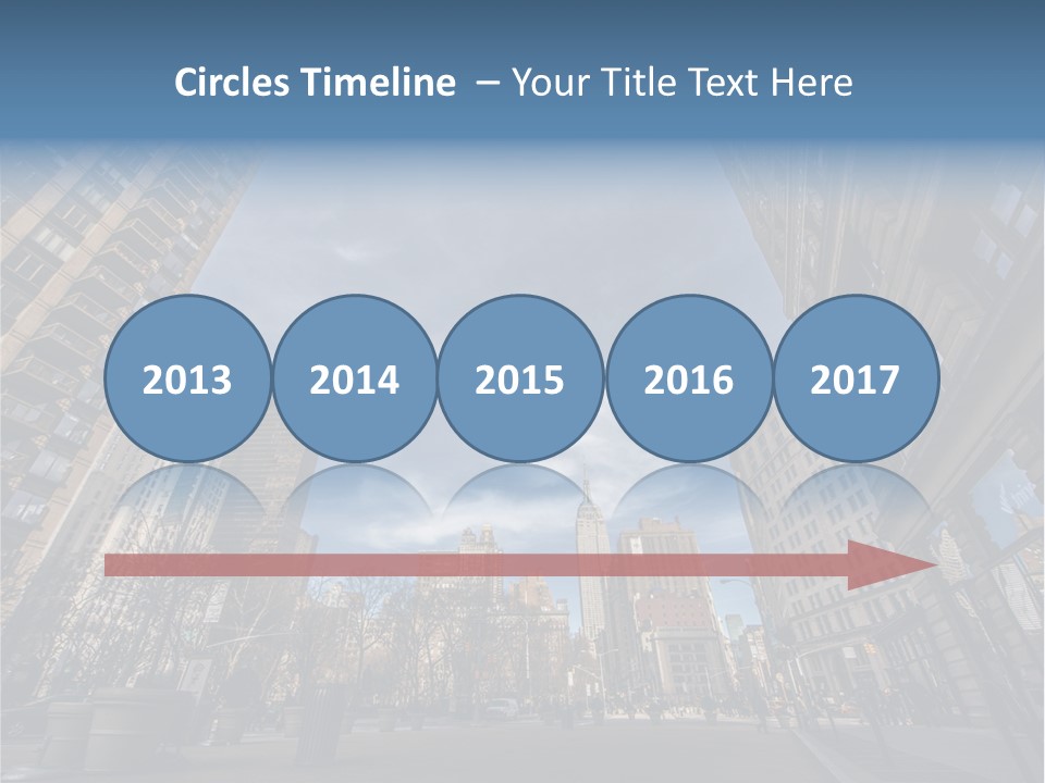 Empire State Outside Tourism PowerPoint Template