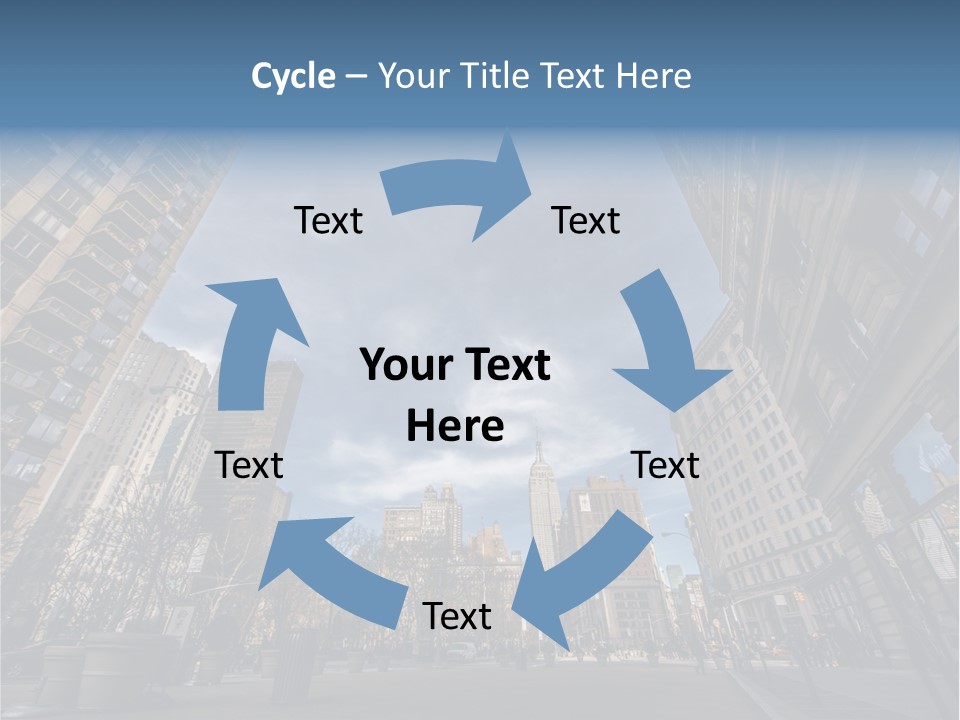 Empire State Outside Tourism PowerPoint Template