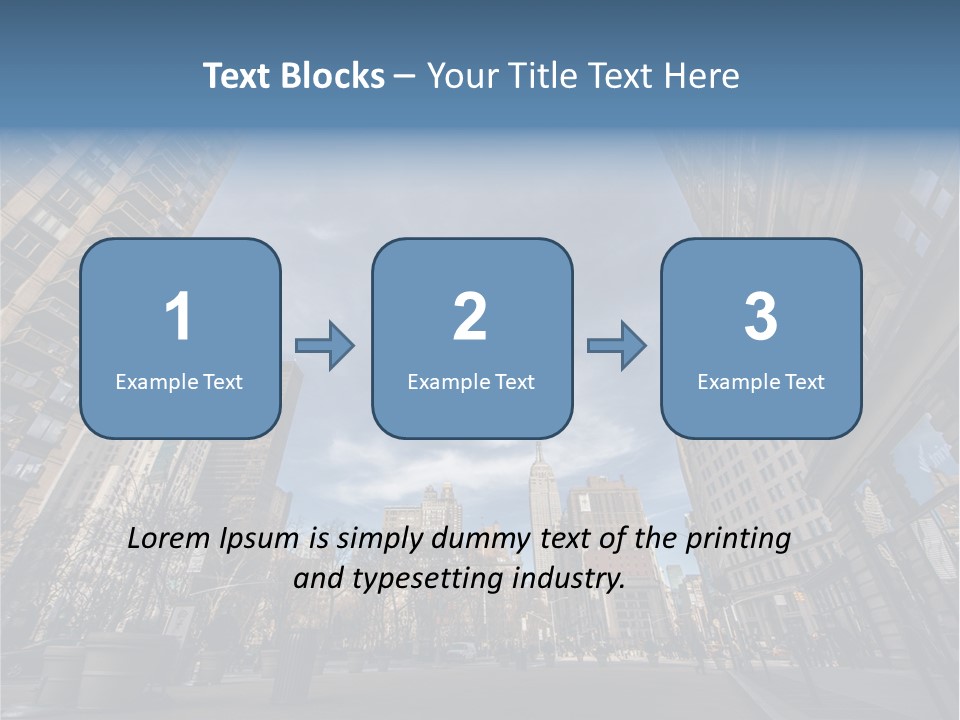 Empire State Outside Tourism PowerPoint Template