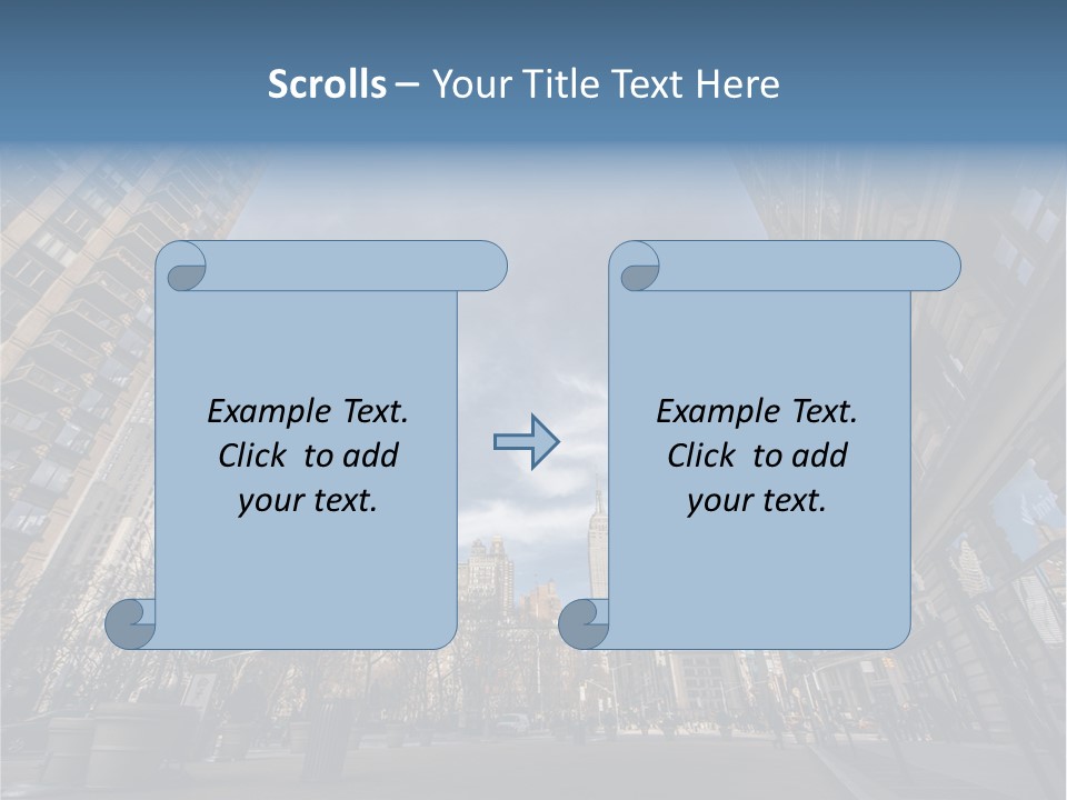 Empire State Outside Tourism PowerPoint Template