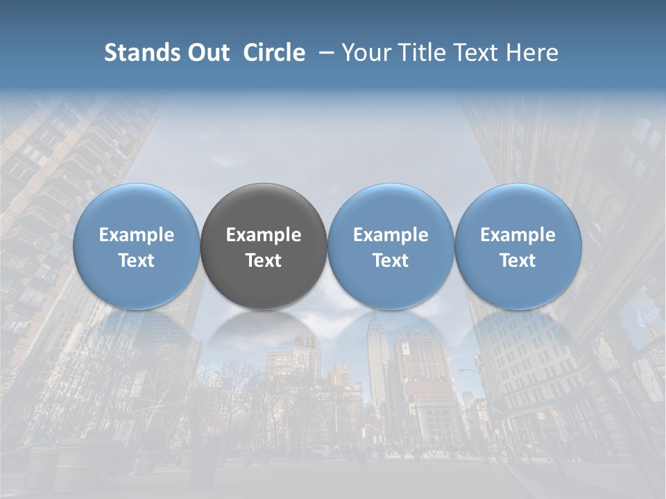 Empire State Outside Tourism PowerPoint Template