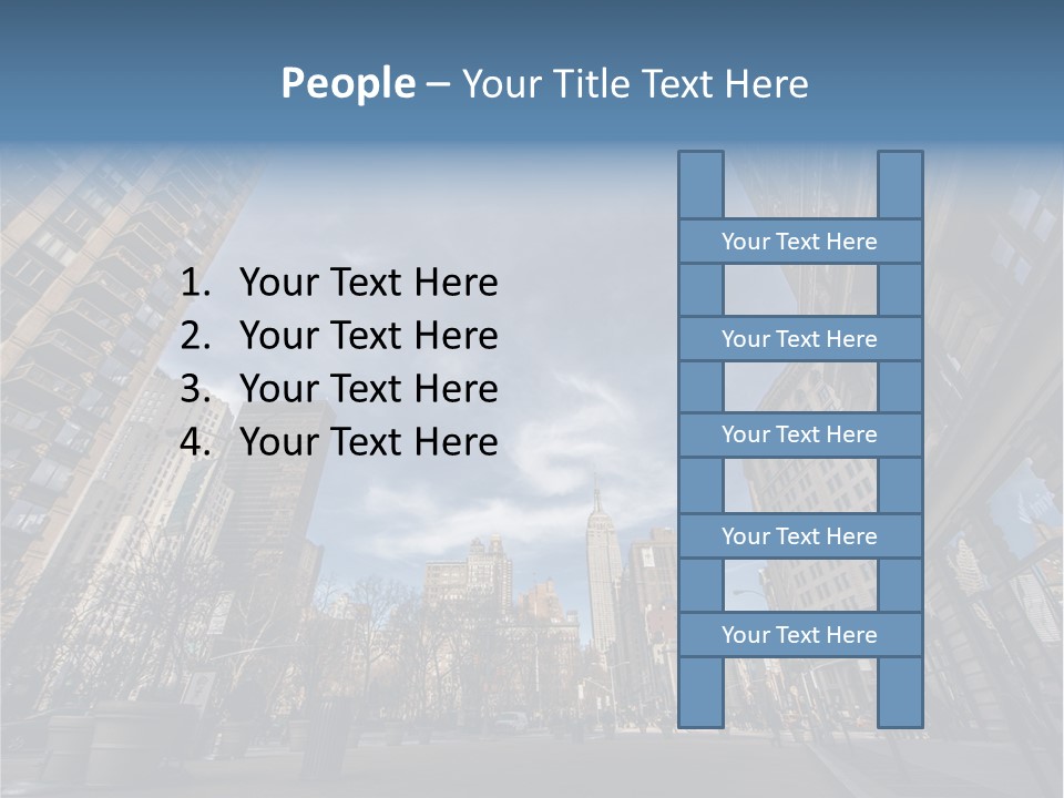 Empire State Outside Tourism PowerPoint Template