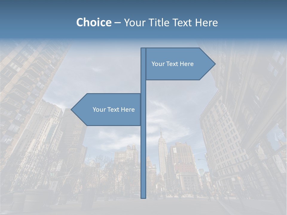 Empire State Outside Tourism PowerPoint Template