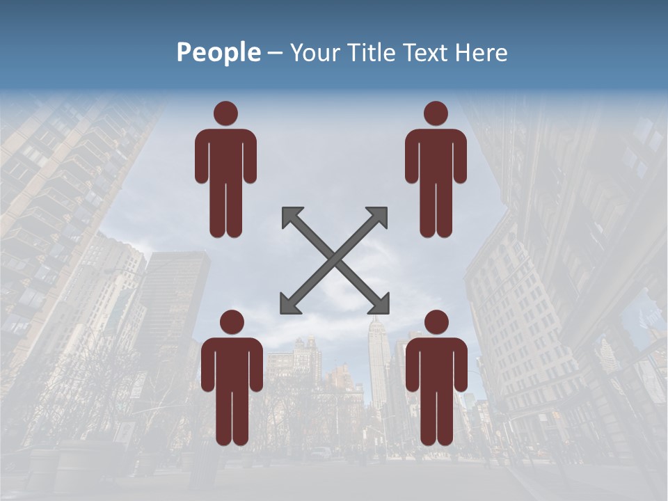 Empire State Outside Tourism PowerPoint Template