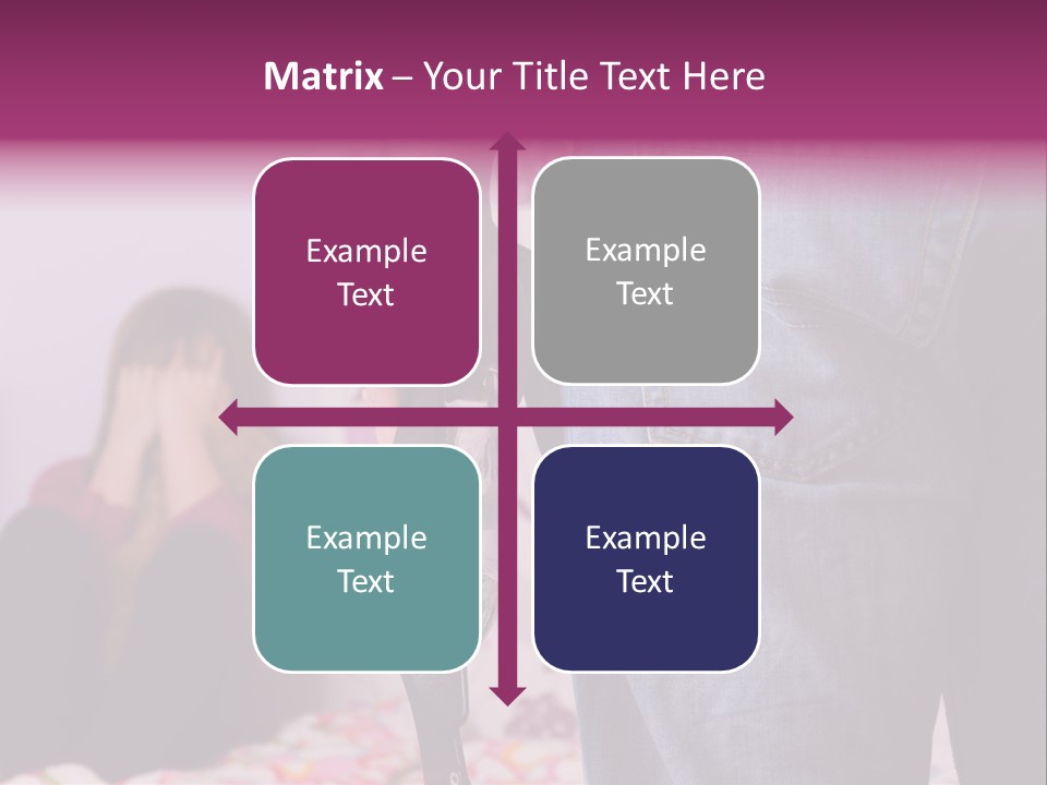 Problem Conflict Childhood PowerPoint Template