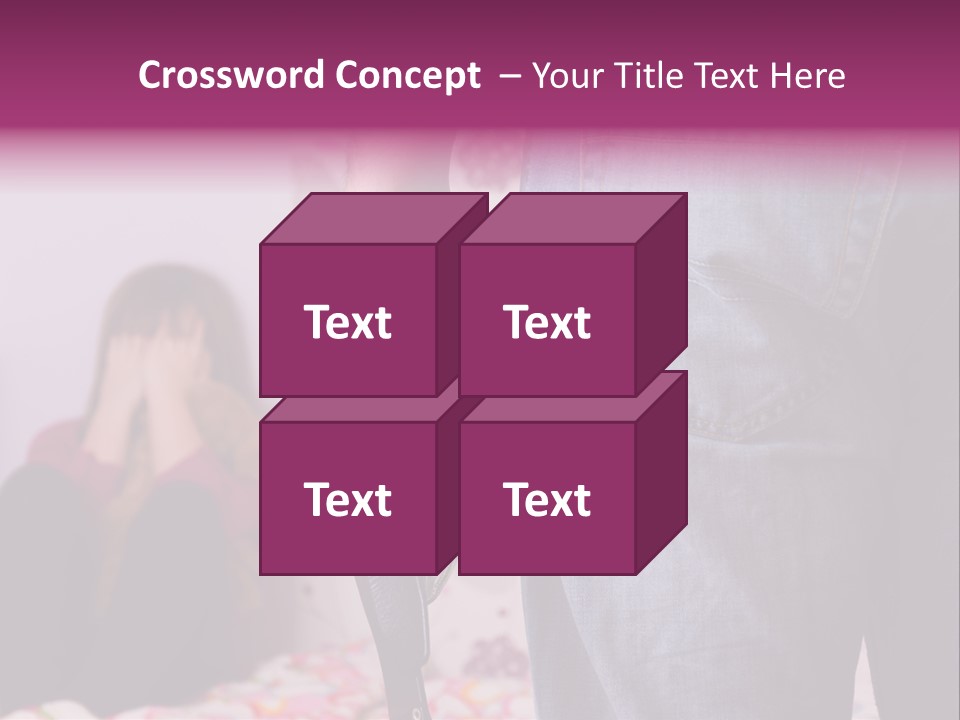 Problem Conflict Childhood PowerPoint Template