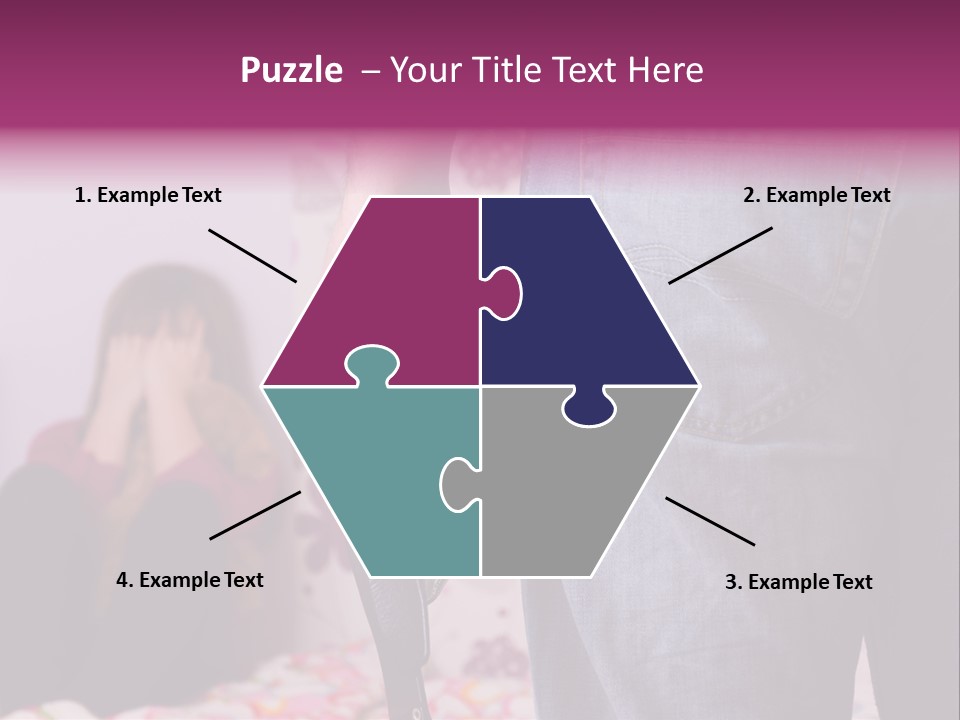 Problem Conflict Childhood PowerPoint Template