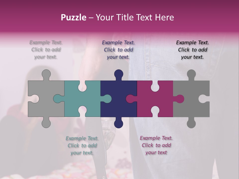 Problem Conflict Childhood PowerPoint Template