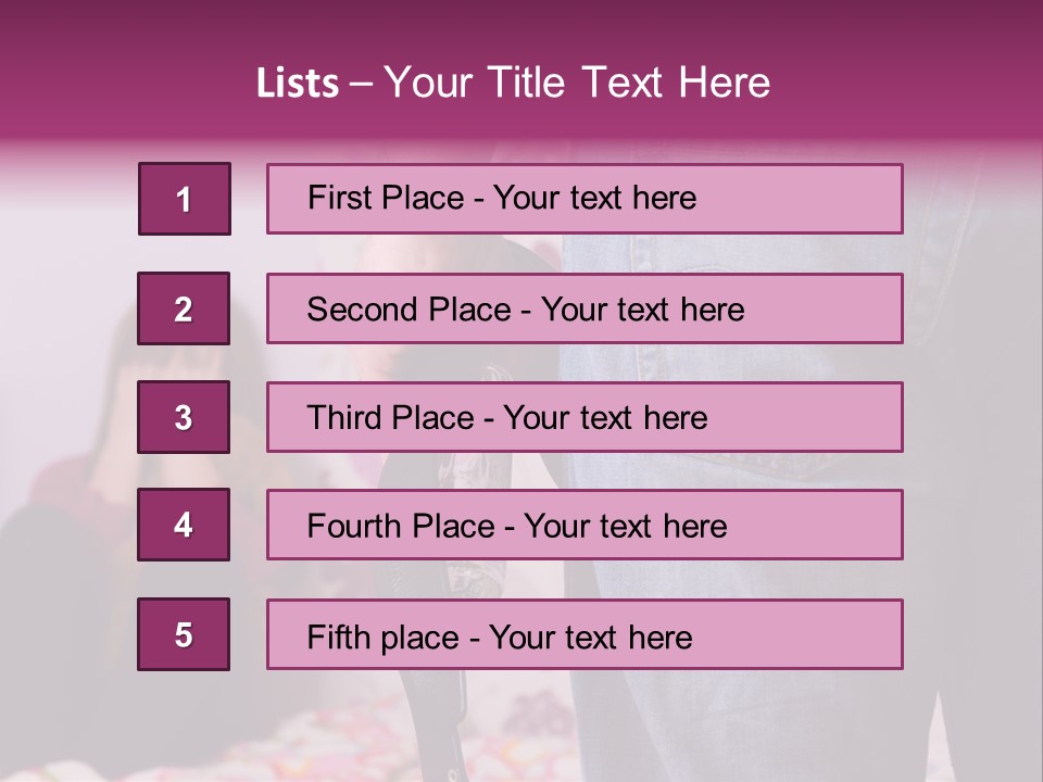 Problem Conflict Childhood PowerPoint Template