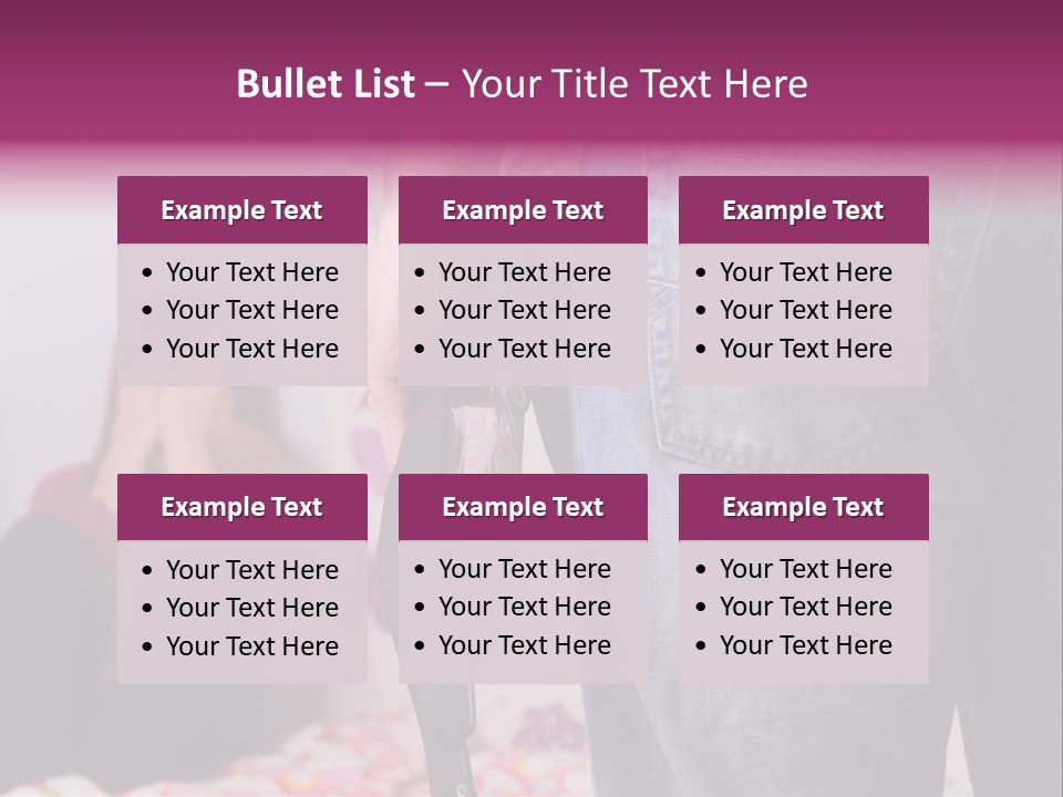 Problem Conflict Childhood PowerPoint Template