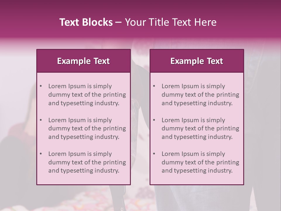 Problem Conflict Childhood PowerPoint Template