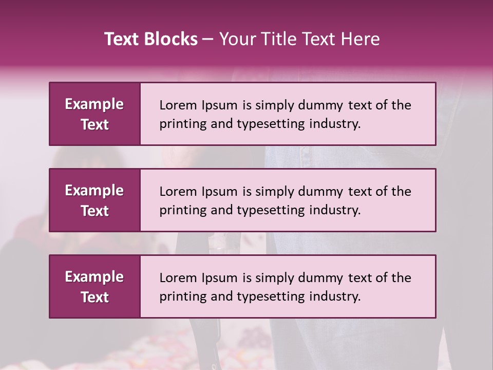 Problem Conflict Childhood PowerPoint Template