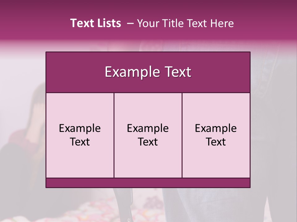 Problem Conflict Childhood PowerPoint Template