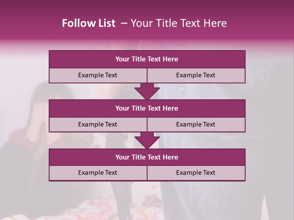 Problem Conflict Childhood PowerPoint Template