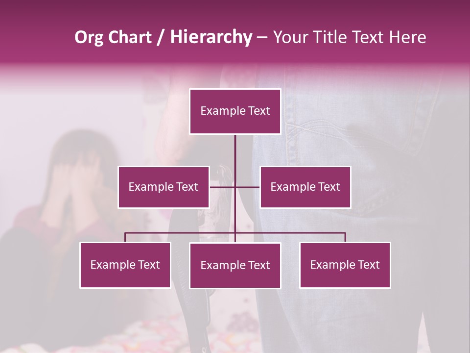 Problem Conflict Childhood PowerPoint Template