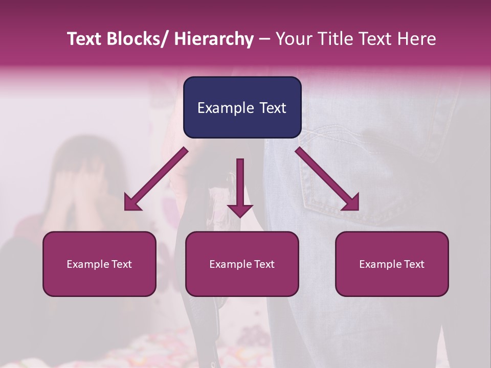 Problem Conflict Childhood PowerPoint Template