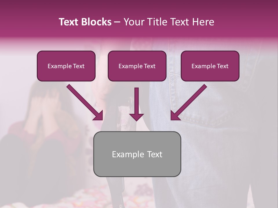 Problem Conflict Childhood PowerPoint Template